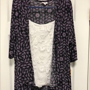 LuLaRoe kimono purple NWT